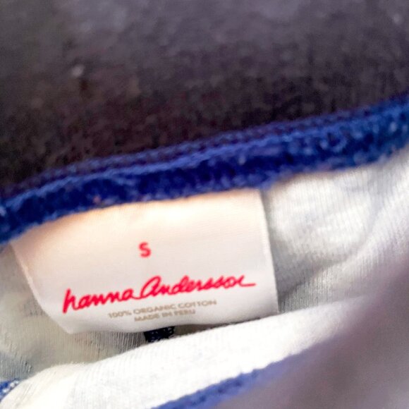 Hanna Andersson Adult Blue Yeti Pajama Set, Size Small - Picture 5 of 6